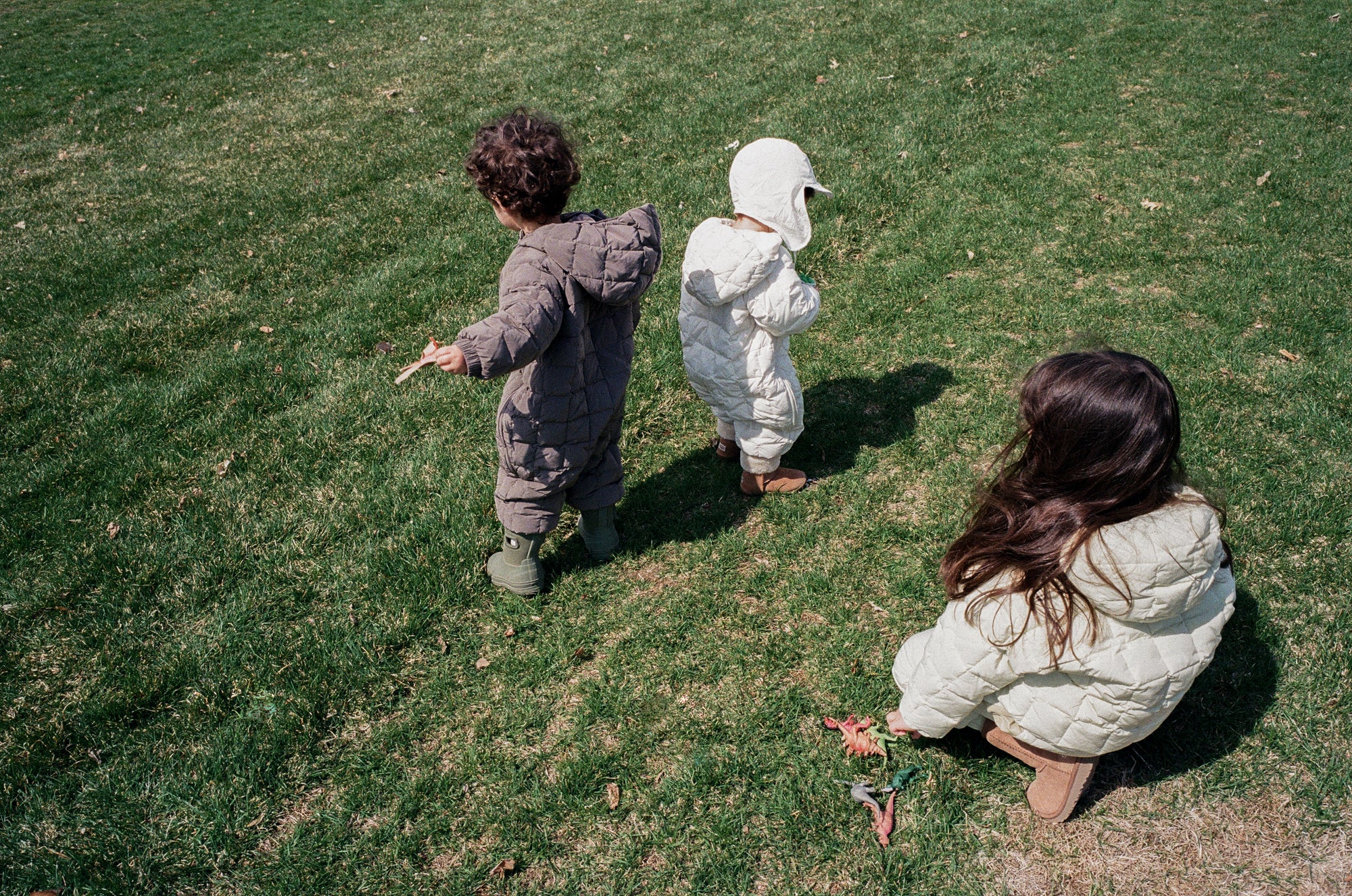 Lightweight padded jumpsuit - Light Olive [EARTH THE ARCHIVE] (26AW)