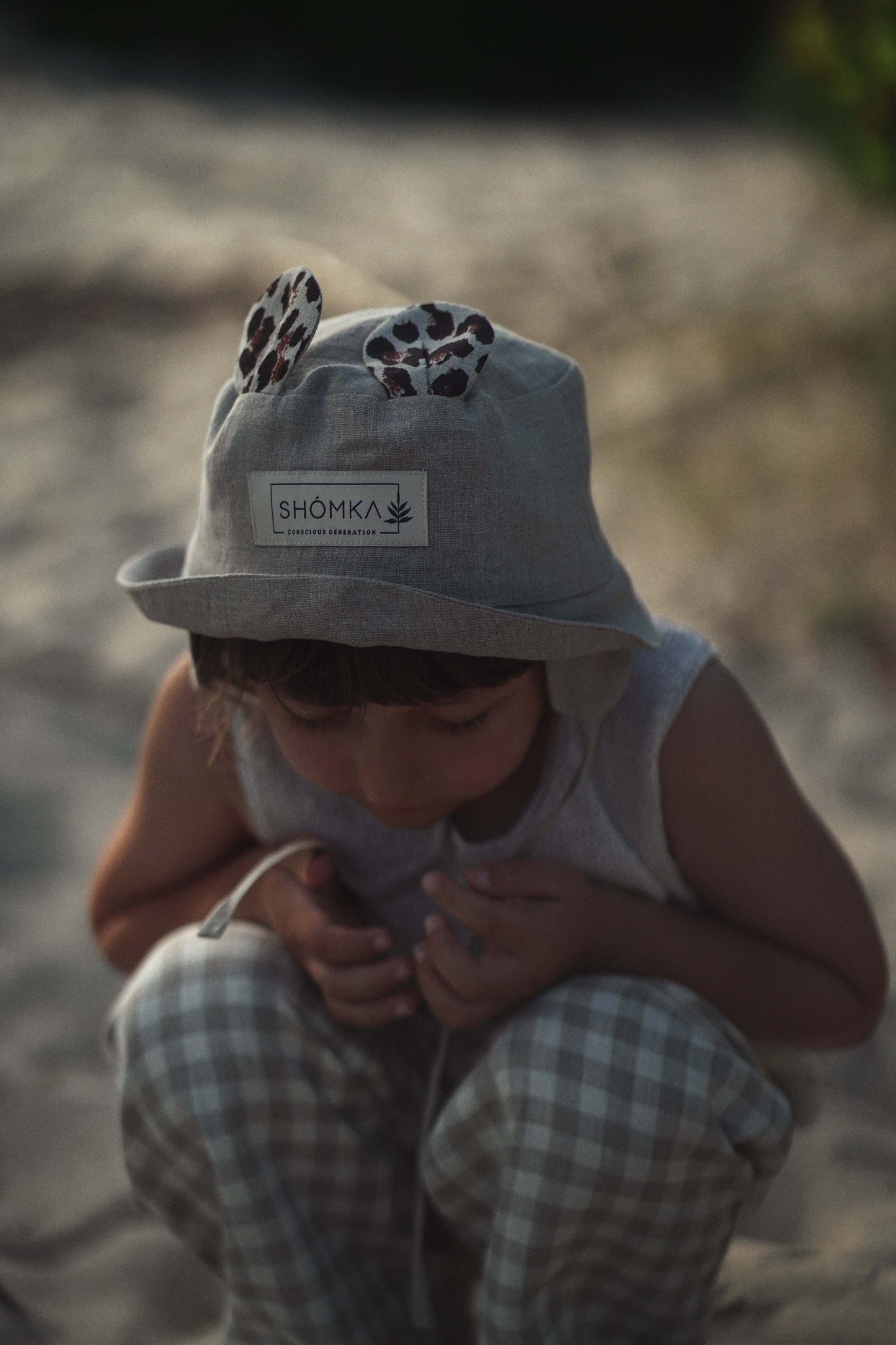 【オーダー会】'BEAR' LINEN HAT [SHOMKA] 【2026年4月中旬以降順次発送】