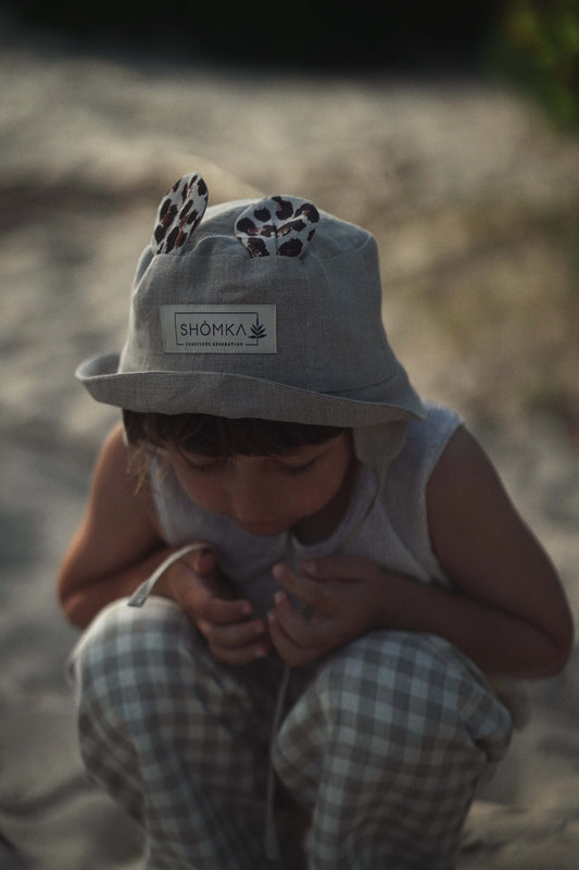 【オーダー会】'BEAR' LINEN HAT [SHOMKA] 【2026年4月中旬以降順次発送】