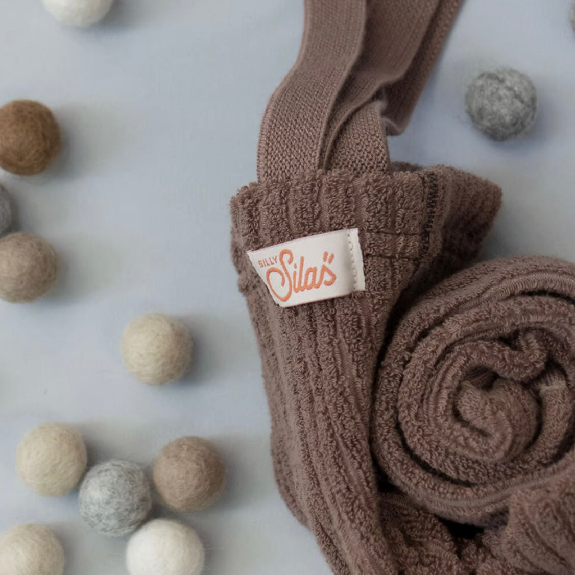 Granny Teddy Footed Tights With Braces - Granola [SILLY Silas]