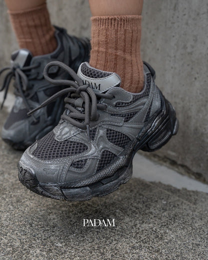 Vintage wolf sneaker - Midnight Black [PADAM] (25AW)