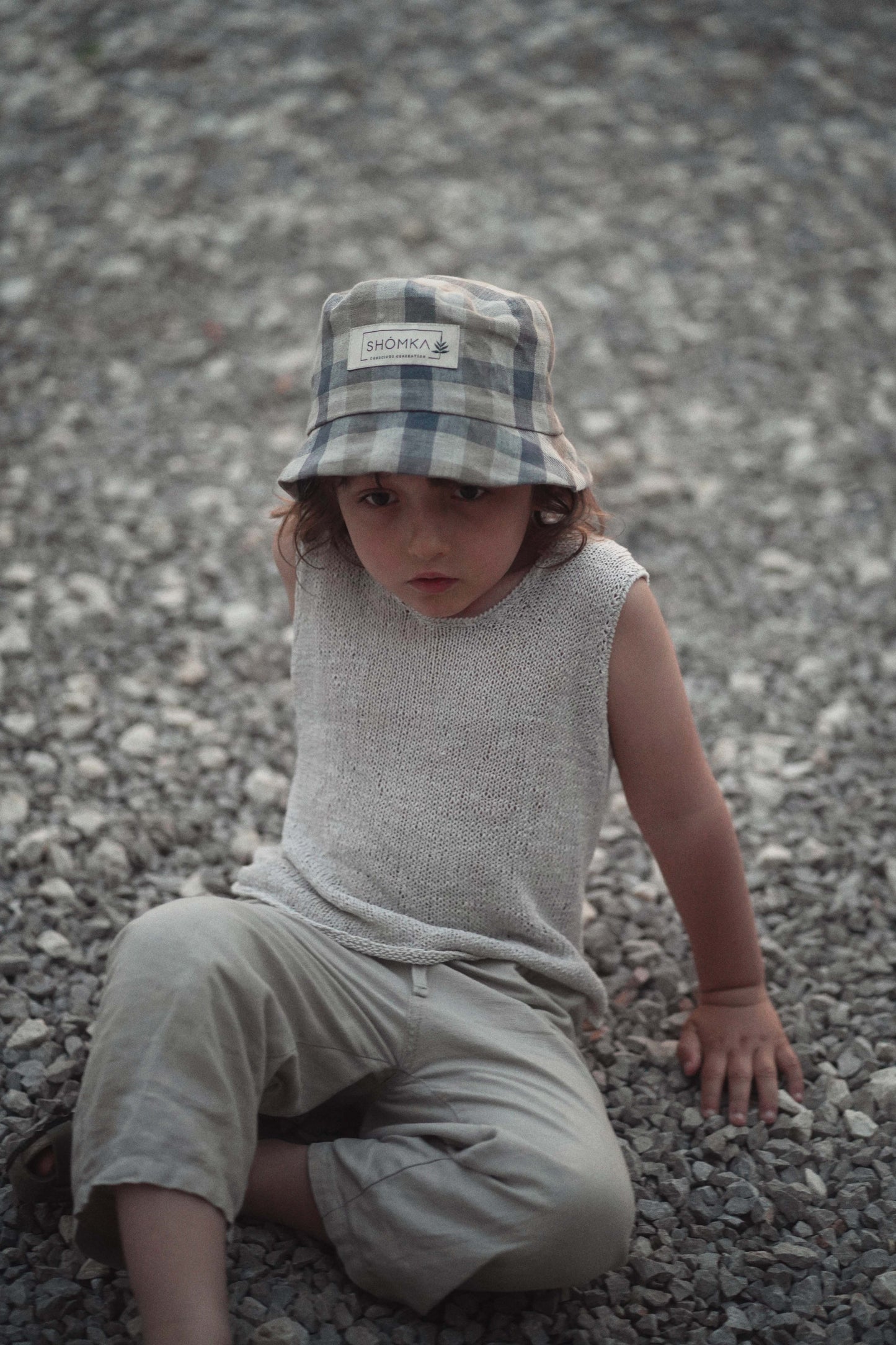 【オーダー会】'NO EARS' LINEN HAT [SHOMKA] 【2026年4月中旬以降順次発送】