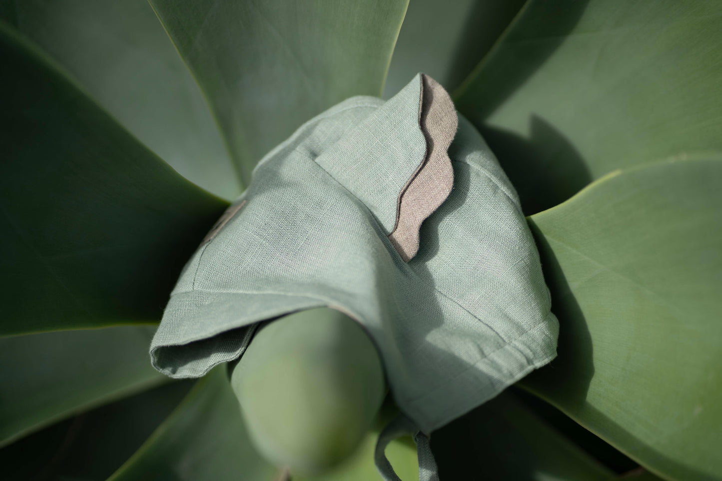 【オーダー会】'RED PANDA' LINEN BONNET [SHOMKA] 【2026年4月中旬以降順次発送】