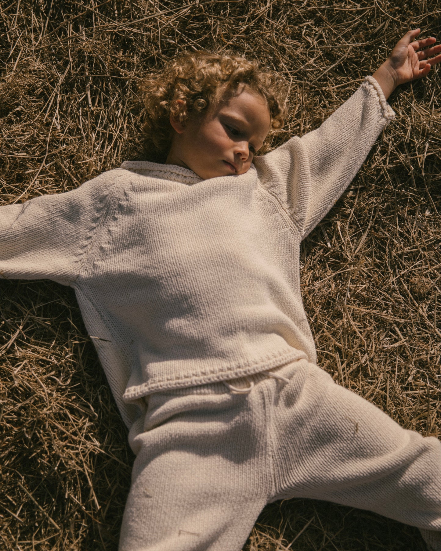 Knit top - Light Olive [EARTH THE ARCHIVE] (26AW)