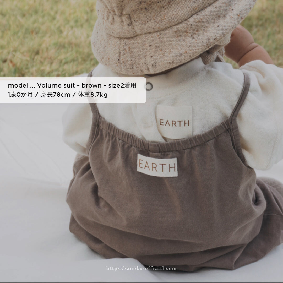 【26年11月オーダー会】 Volume Suit [EARTH THE ARCHIVE] (全5色) 【2026年3月上旬以降お届け予定】