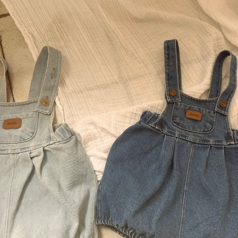 pumpkin denim suit