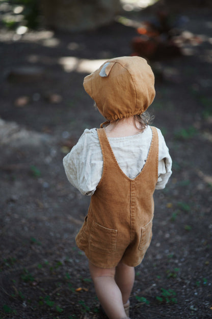 【オーダー会】'BEAR' LINEN BONNET [SHOMKA] 【2026年4月中旬以降順次発送】
