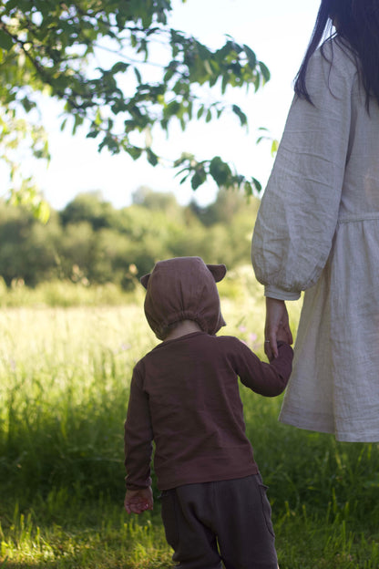 【オーダー会】'BEAR' LINEN BONNET [SHOMKA] 【2026年4月中旬以降順次発送】