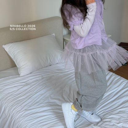 【予約販売】ballerina tutu tee [NINIBELLO] (26SS)【2026年2月下旬以降順次発送】