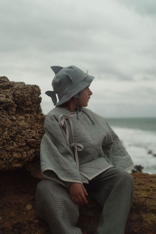 【オーダー会】'SHARK' LINEN HAT [SHOMKA] 【2026年4月中旬以降順次発送】