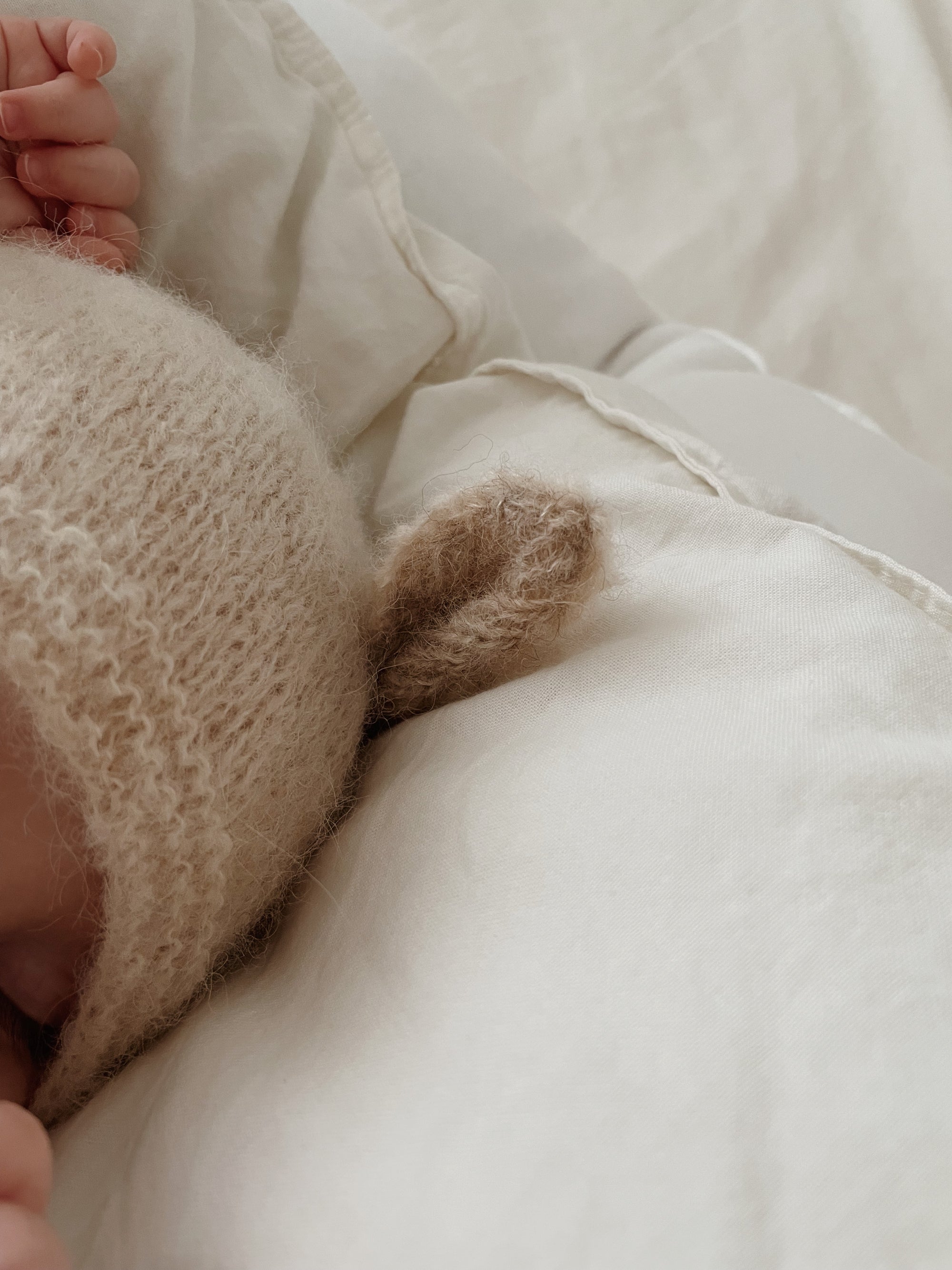 Fairy Bonnet Alpaca & Silk - Creme  [GANG OF KIDS]