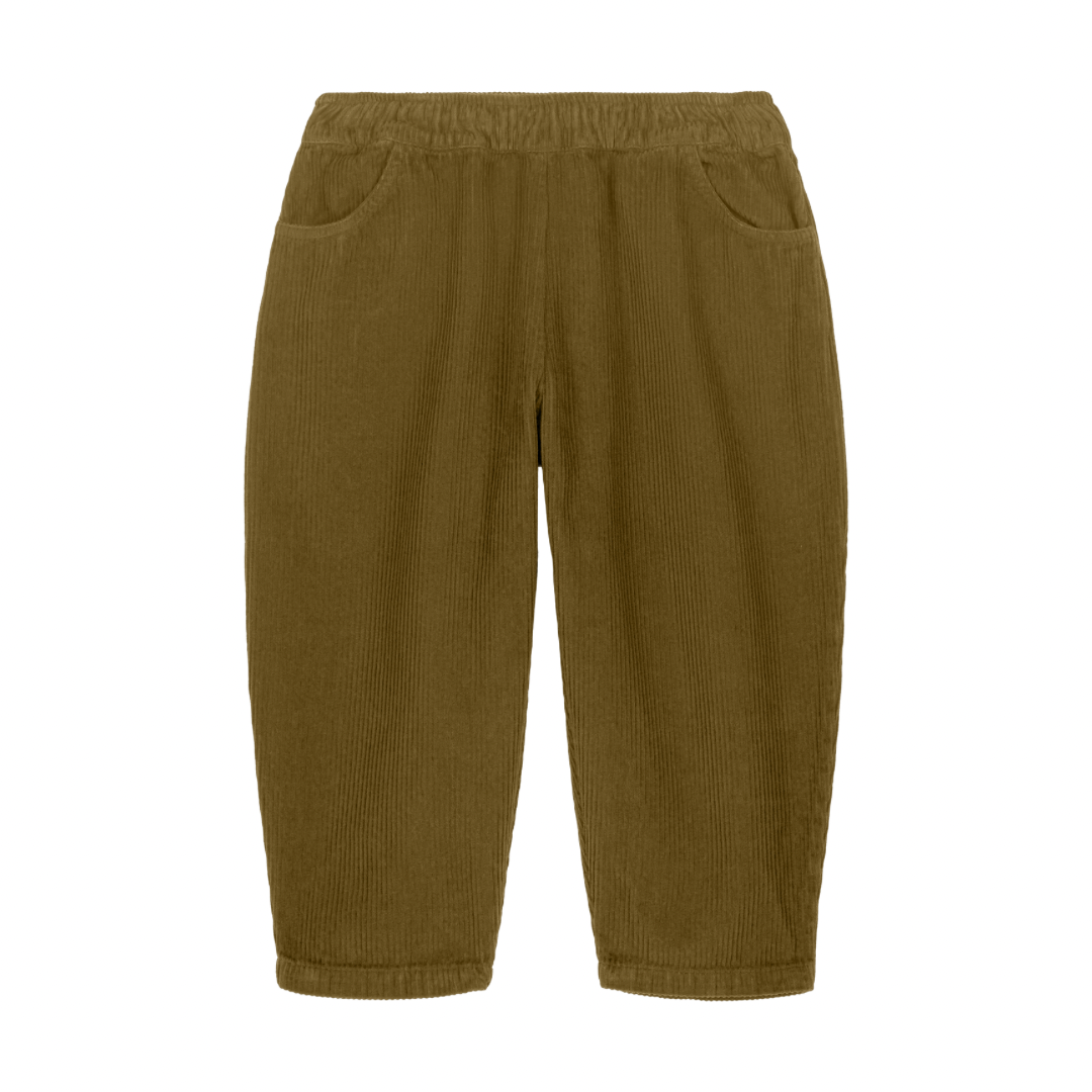 CARROT PANTS - GREEN NUTRIA [STUDIO BOHEME] (25AW)