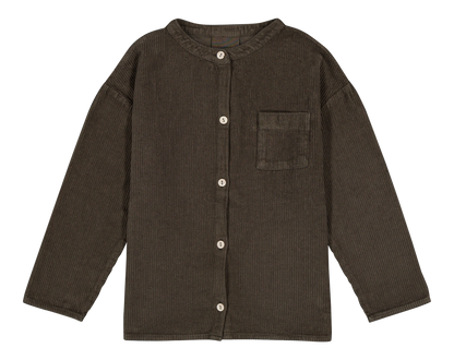 【予約販売】 JIM SHIRT - DARK TAUPE [STUDIO BOHEME] (25AW) 【2025年9月中旬以降入荷予定】