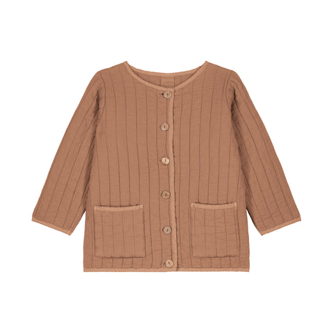 [STUDIO BOHEME] QUILTED JACKET MAHÉ (PRALINE) - SS24