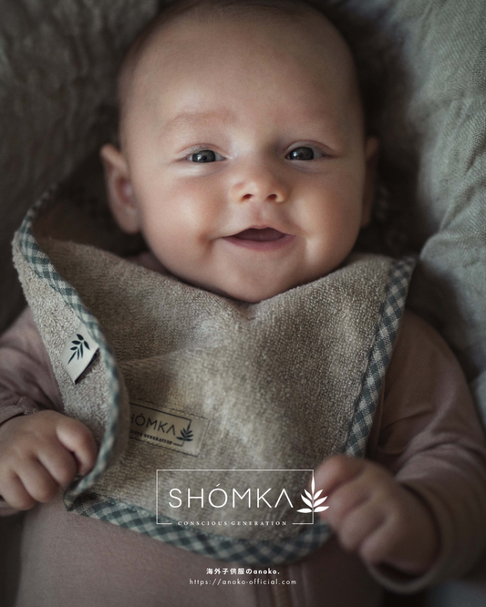 【オーダー会】LINEN BABY BIB - BASIC [SHOMKA/ショムカ] (25AW)