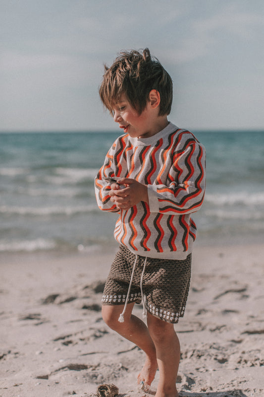 [GROWN] Knitted Pull Over / Wave