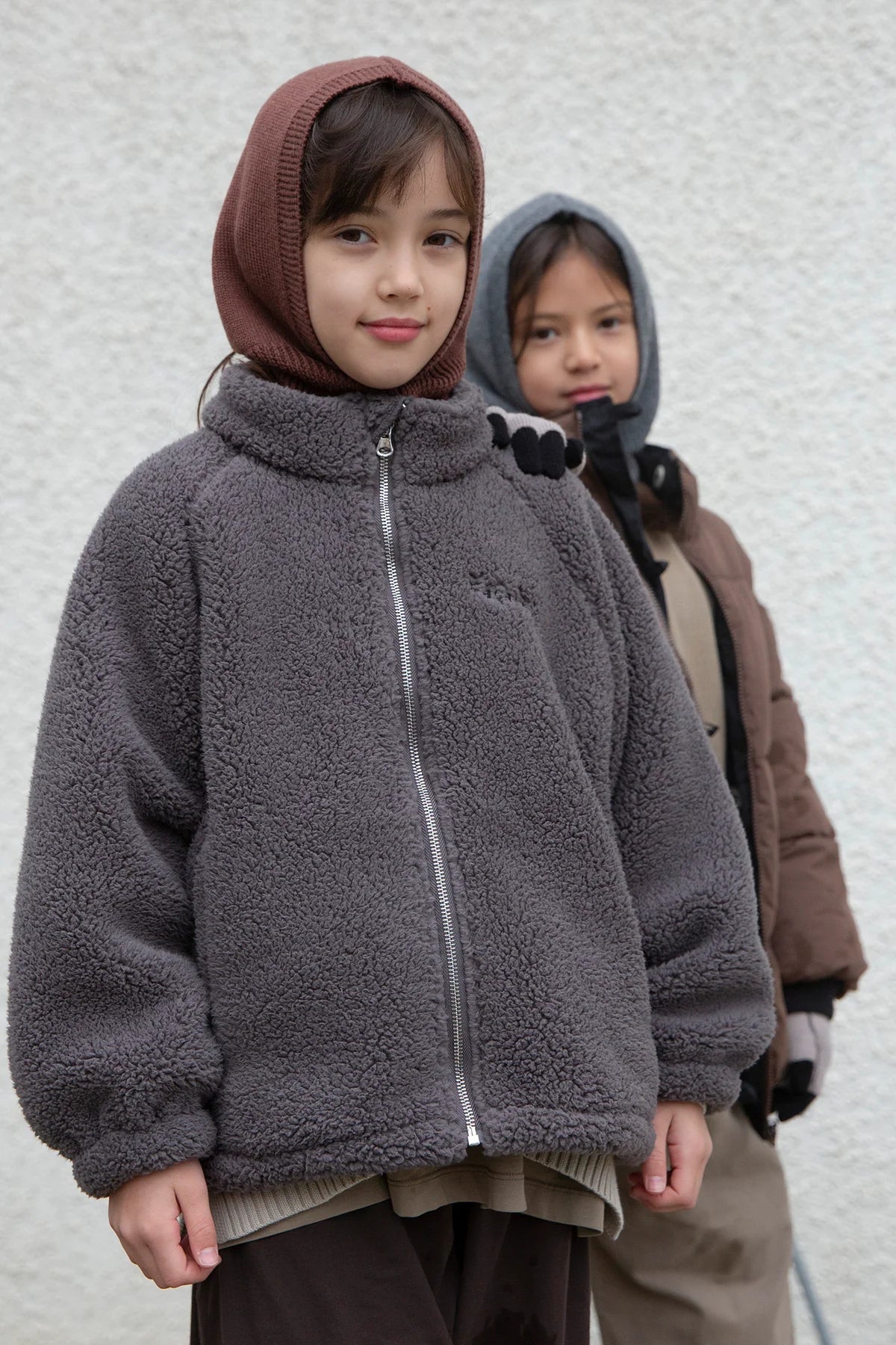 Teddy Zip Sweater - Anthracite [Façade](26AW)