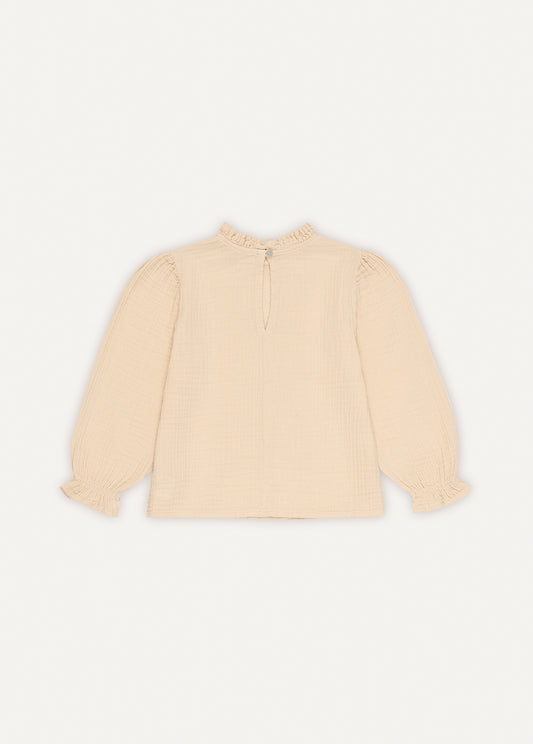 [the new society] Julieta Baby Blouse Sand - AW23
