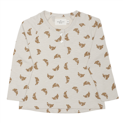 L/S T-SHIRT CROISSANT ORGANIC