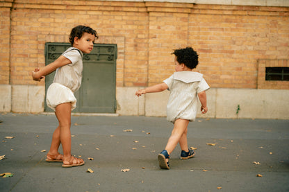 Bloomer CHAILLOT - chalk chevron [Maison Marelle](25SS DROP2)