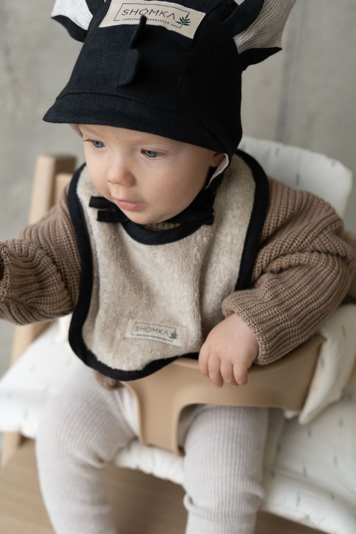 【オーダー会】LINEN BABY BIB - BASIC [SHOMKA/ショムカ] (25AW)