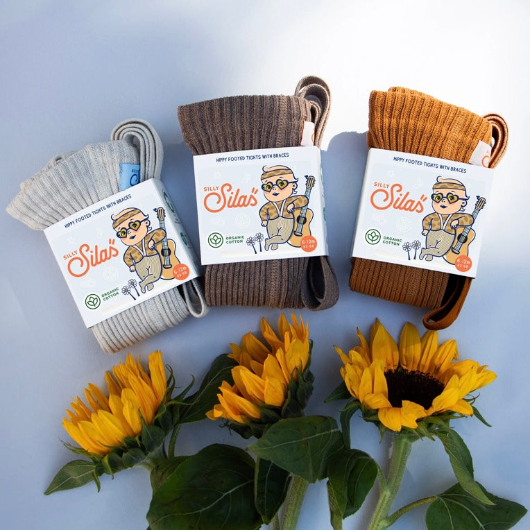 Hippy Footed Tights With Braces - Cocoa Blend [SILLY Silas]