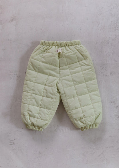 Lightweight padded pants - Light Olive [EARTH THE ARCHIVE] (26AW)