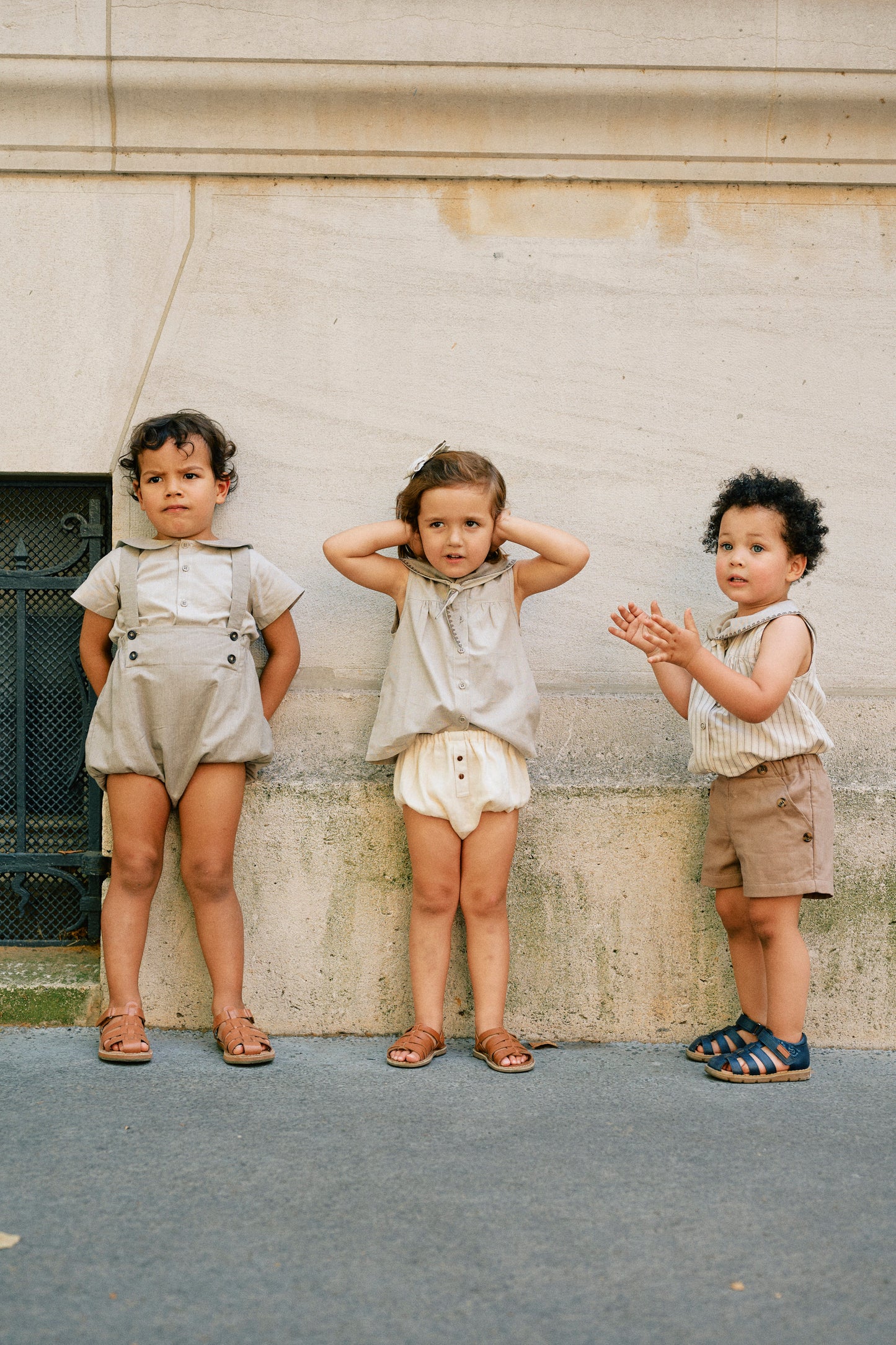 Bloomer CHAILLOT - chalk chevron [Maison Marelle](25SS DROP2)