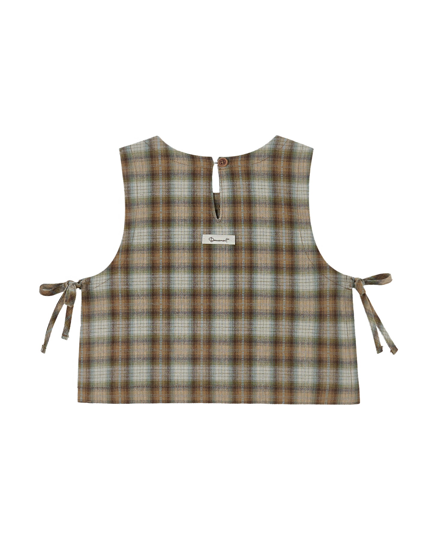 Forest Check Vest  [Doucement] (25AW)【2025年10月下旬以降お届け予定】