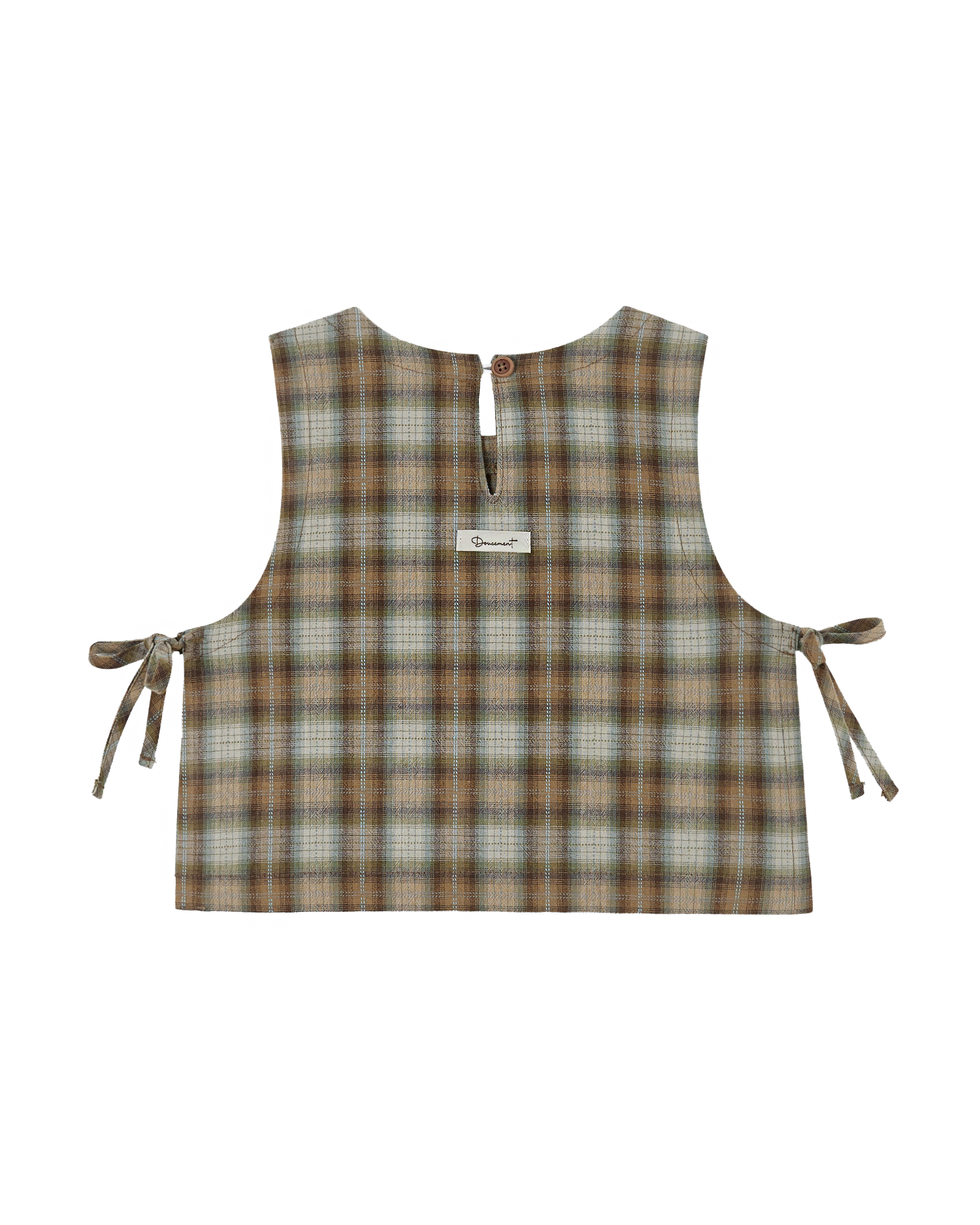 Forest Check Vest  [Doucement] (25AW)【2025年10月下旬以降お届け予定】