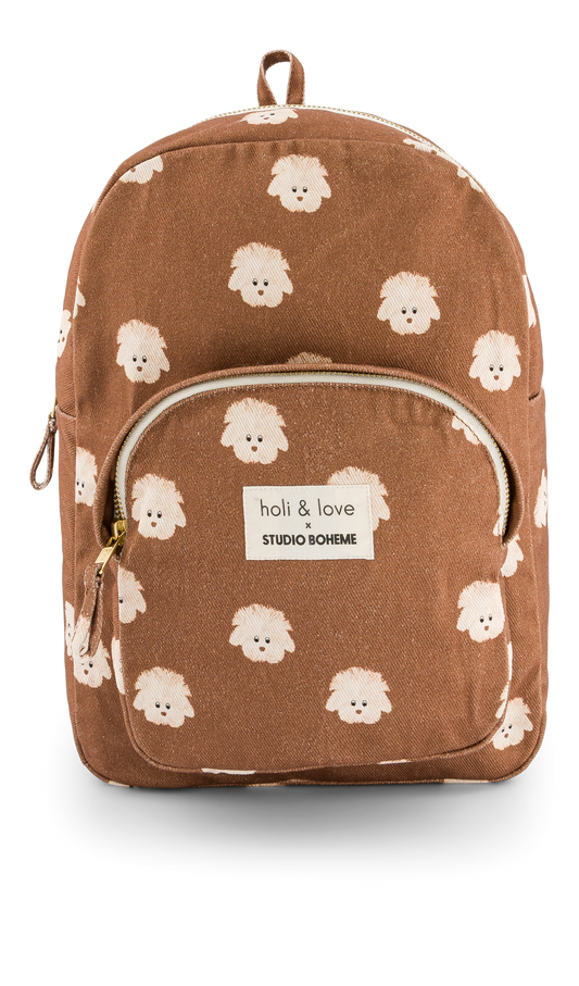 KIDS BAG - MOCHA / DOG [STUDIO BOHEME] (25AW)