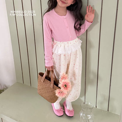 【予約販売】Sweety Lace Pants [NINIBELLO] (26SS)【2026年2月下旬以降順次発送】
