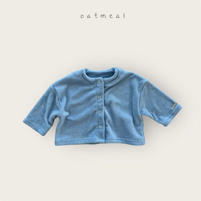 【予約商品】bebe-terry cardigan [Oatmeal] (26SS)【2026年3月中旬以降順次発送】