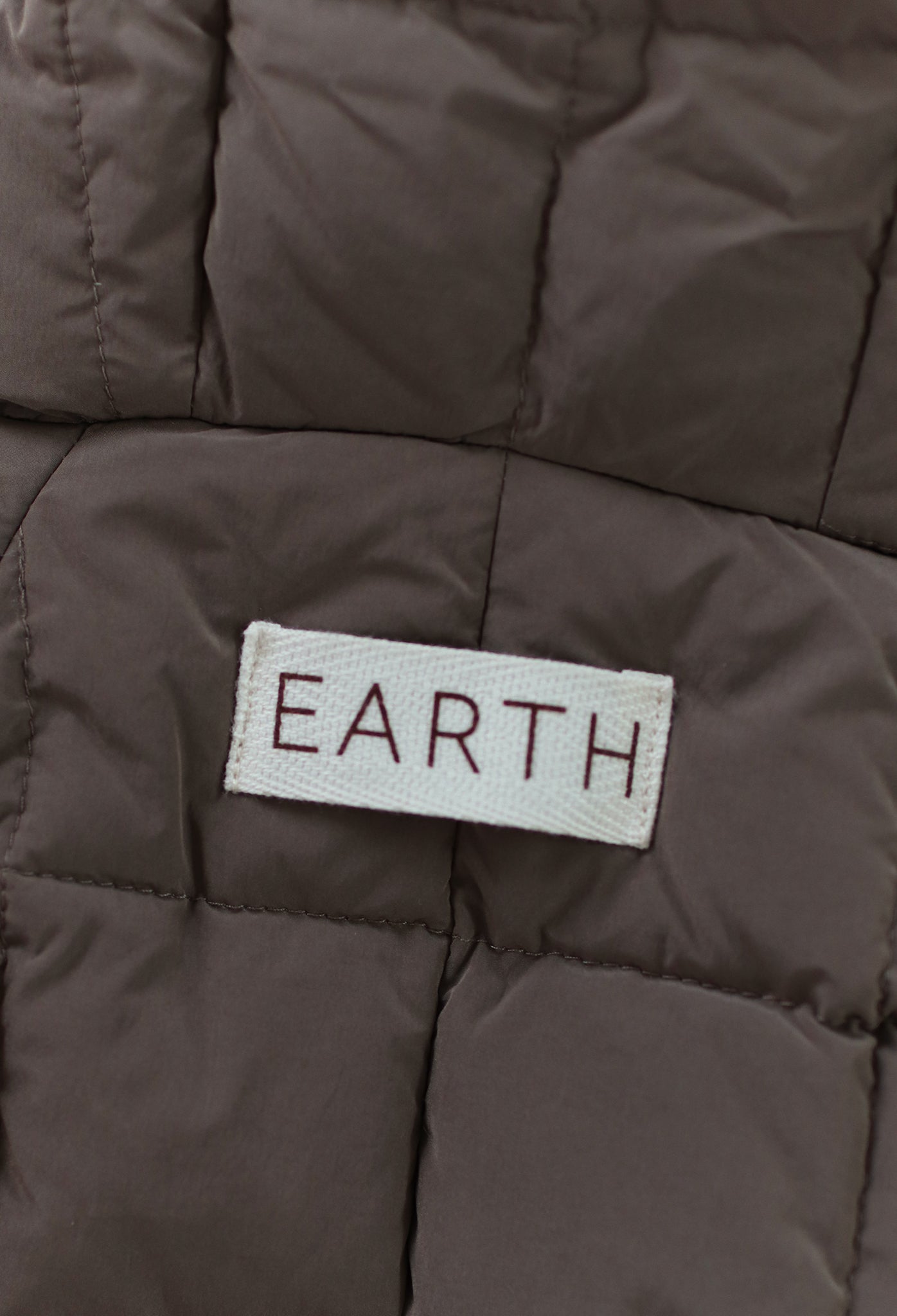Lightweight padded jumpsuit - Brown [EARTH THE ARCHIVE] (26AW)