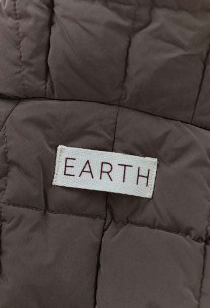 Lightweight padded jumpsuit - Brown [EARTH THE ARCHIVE] (26AW)