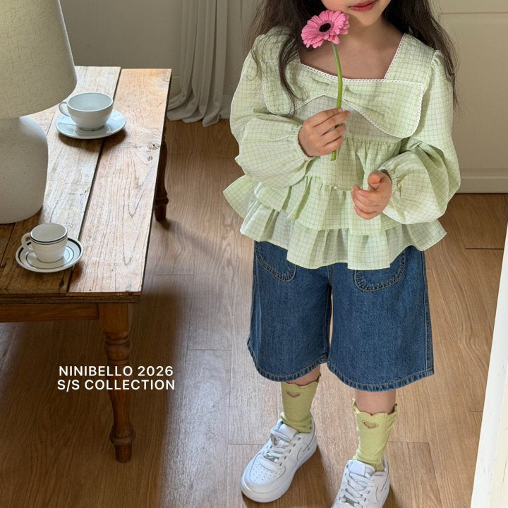 【予約販売】Bubble Cancan Blouse [NINIBELLO] (26SS)【2026年2月下旬以降順次発送】