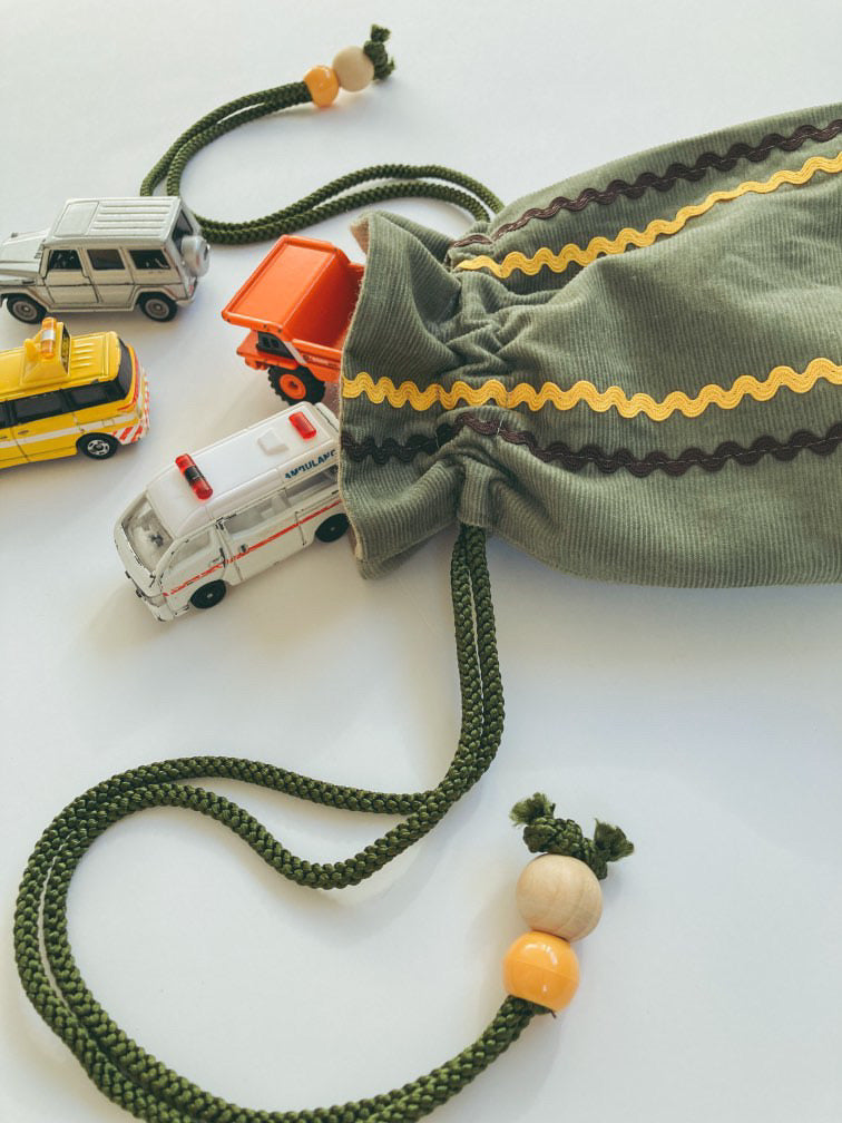 Pochett for toy cars - Pistachio