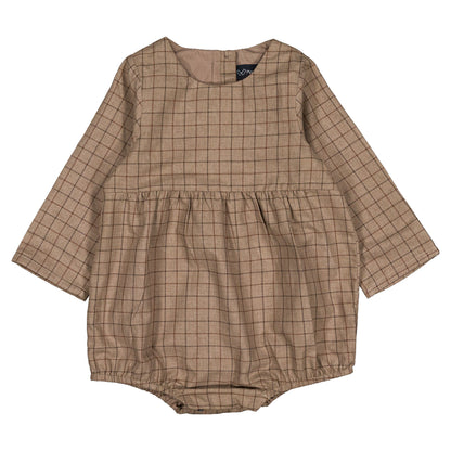 【オーダー会】 Romper BOURSE - brown tiles [Maison Marelle](25AW Drop1) 【2025年12月中旬以降発送予定】