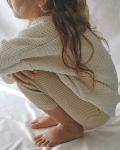 Ribbed pants - Khaki [EARTH THE ARCHIVE] (26AW)