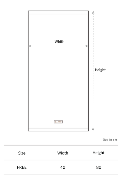 Plant Dyed Organic Towel - Face [EARTH THE ARCHIVE]