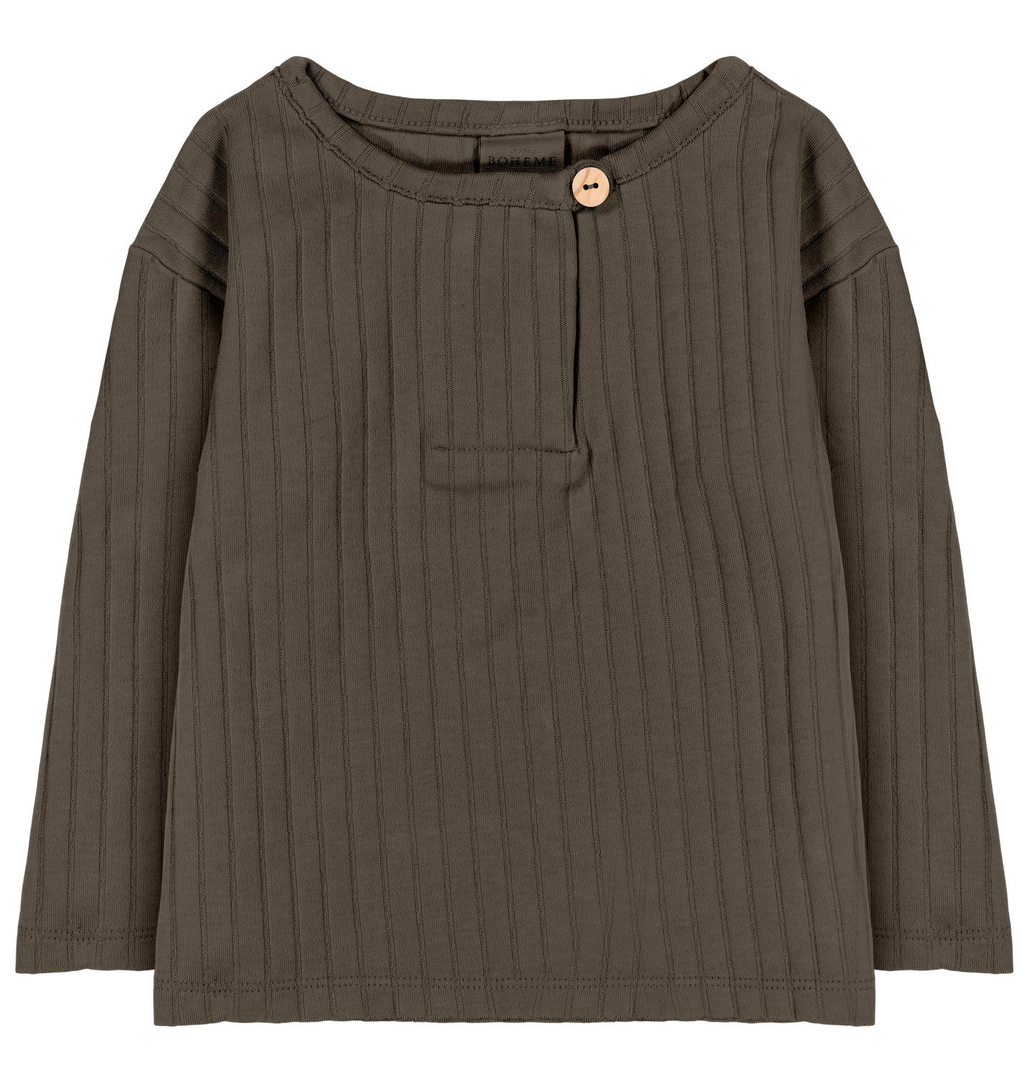 【予約販売】 ORSO T-SHIRT - DARK TAUPE [STUDIO BOHEME] (25AW) 【2025年9月中旬以降入荷予定】