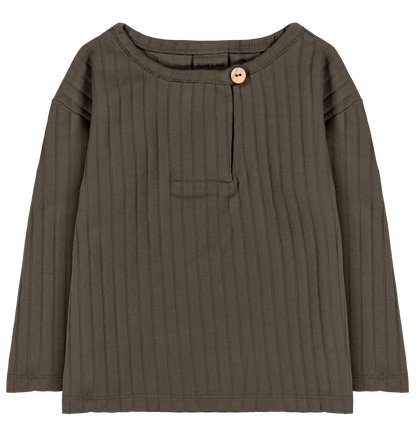 【予約販売】 ORSO T-SHIRT - DARK TAUPE [STUDIO BOHEME] (25AW) 【2025年9月中旬以降入荷予定】