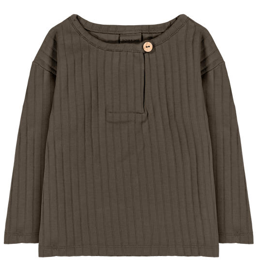【予約販売】 ORSO T-SHIRT - DARK TAUPE [STUDIO BOHEME] (25AW) 【2025年9月中旬以降入荷予定】