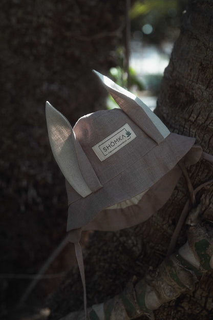 【オーダー会】'HARE' LINEN HAT [SHOMKA] 【2026年4月中旬以降順次発送】