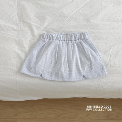 【予約販売】Sour check skirt [NINIBELLO] (26SS)【2026年2月下旬以降順次発送】