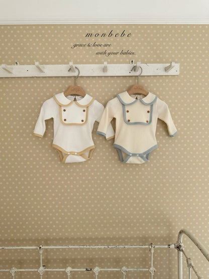 【予約商品】Boybib Waffle Suit [monbebe] (26SS)【2026年3月中旬以降順次発送】