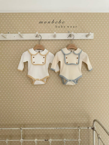 【予約商品】Boybib Waffle Suit [monbebe] (26SS)【2026年3月中旬以降順次発送】
