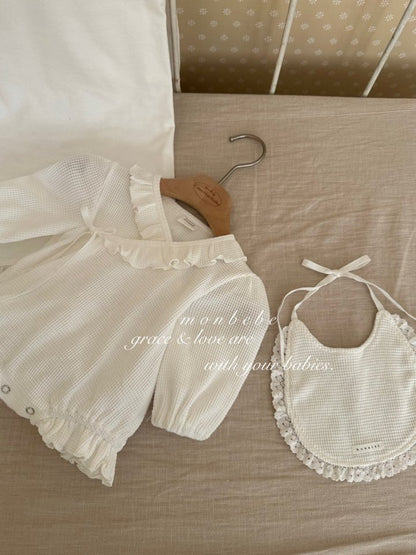 【予約商品】Waffle wrap suit [monbebe] (26SS)【2026年3月中旬以降順次発送】
