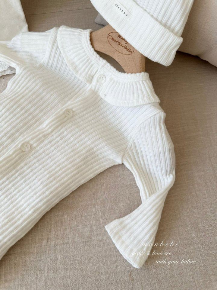 【予約商品】Ella Frill Suit [monbebe] (26SS)【2026年3月中旬以降順次発送】