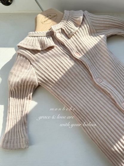 【予約商品】Ella Frill Suit [monbebe] (26SS)【2026年3月中旬以降順次発送】